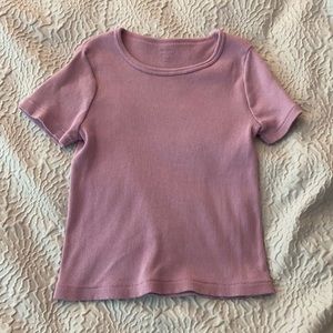 john galt purple crop top